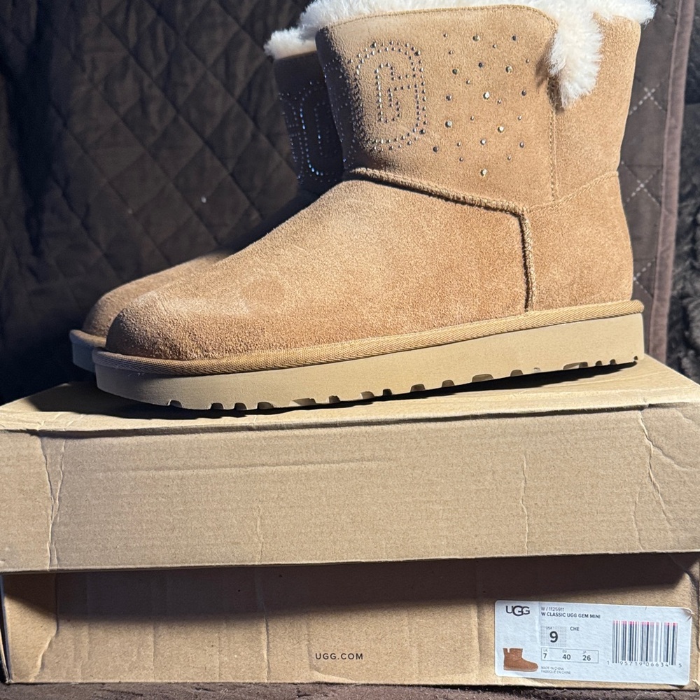 UGG Chestnut Suede Boots